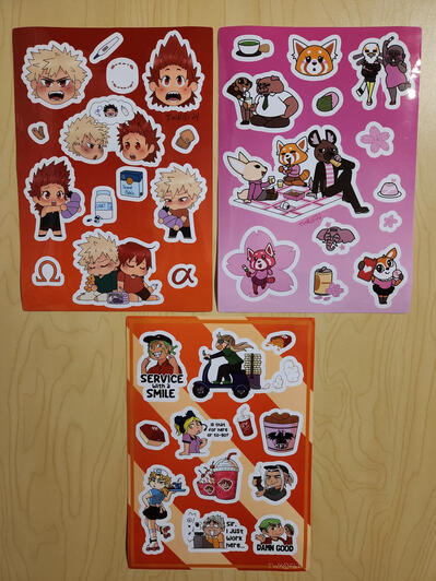 Misc. Sticker Sheets