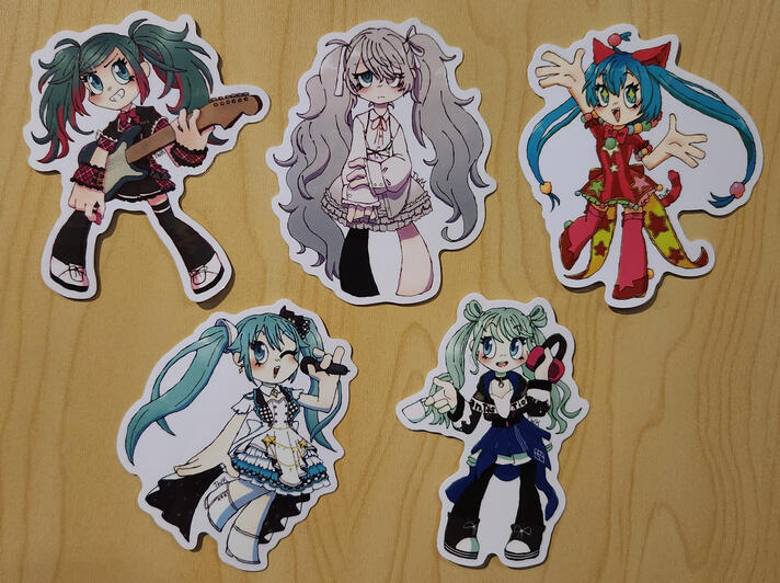 ProSekai Miku Sticker Collection